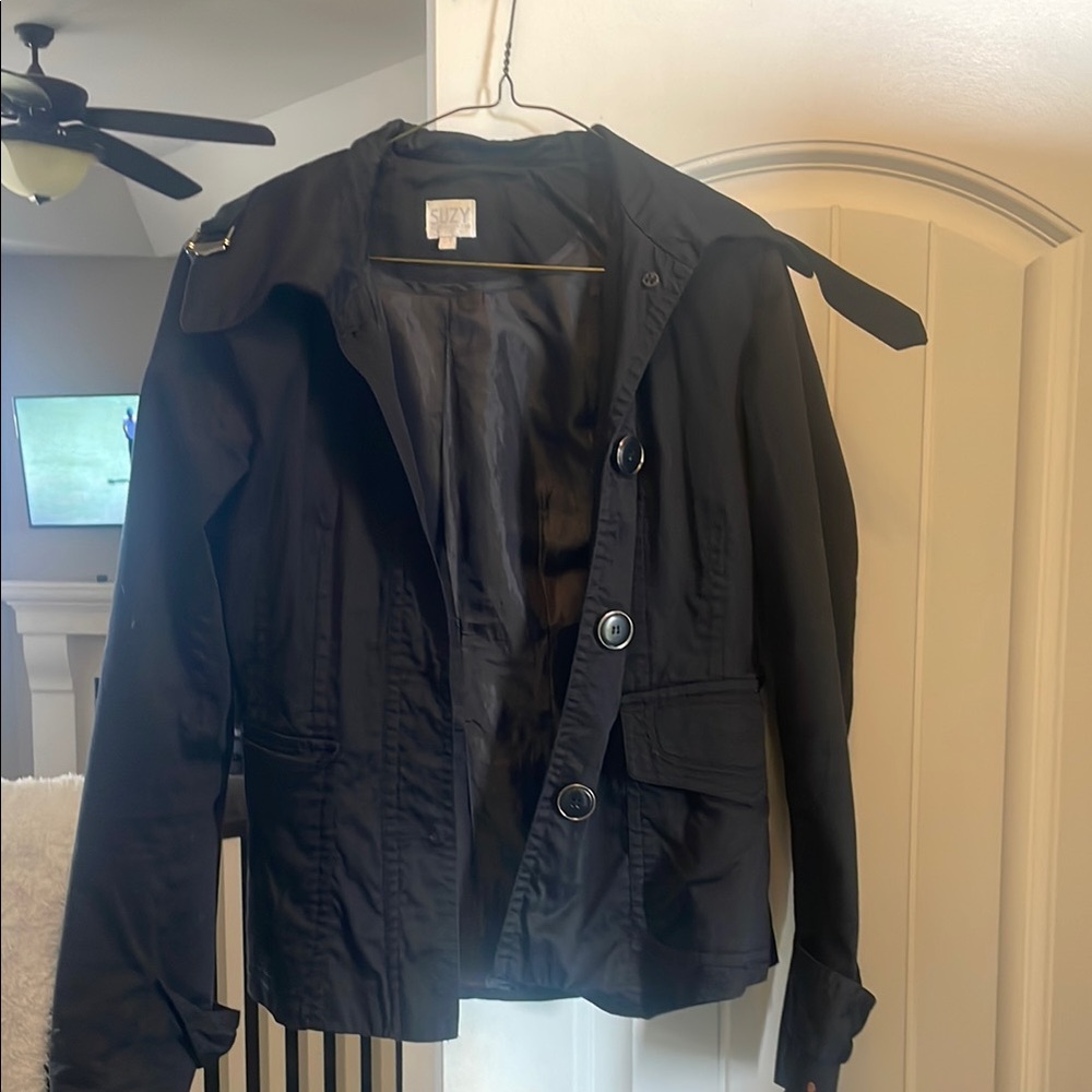 3/$15 🎉 Stylish Black Women's Jacket Suzy Sheir small